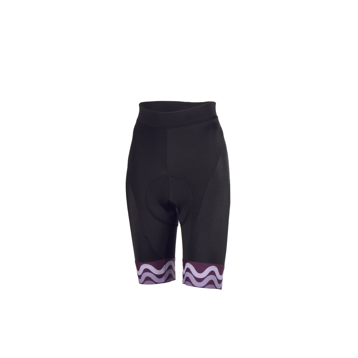 Pantaloni Scurti Dama Ciclism Wave Negru-Violet