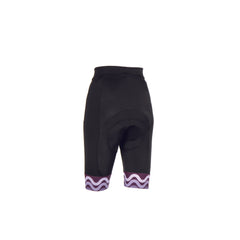 Pantaloni Scurti Dama Ciclism Wave Negru-Violet