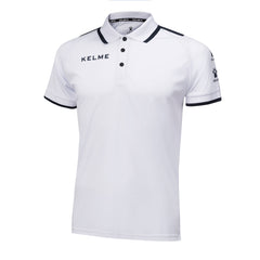 Tricou polo Lince Alb - Navy