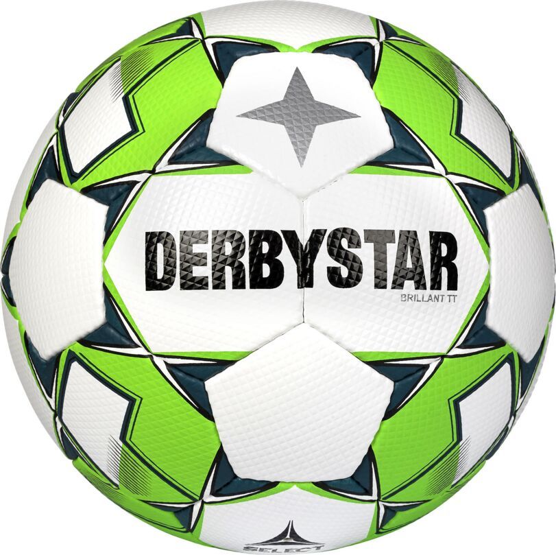 Minge Derbystar Brillant TT alb-verde 5 FIFA QUALITY PRO